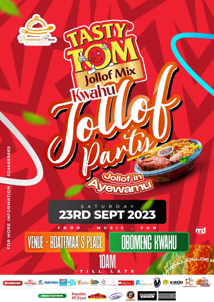 Tasty Tom Kwahu Jollof Party
